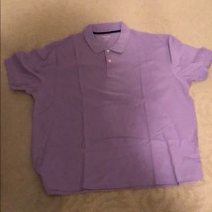 St Johns bay lavender men’s cotton polo size XXL